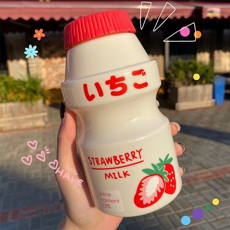 Tragbare Kawaii-Trinkflasche, 480 ml
