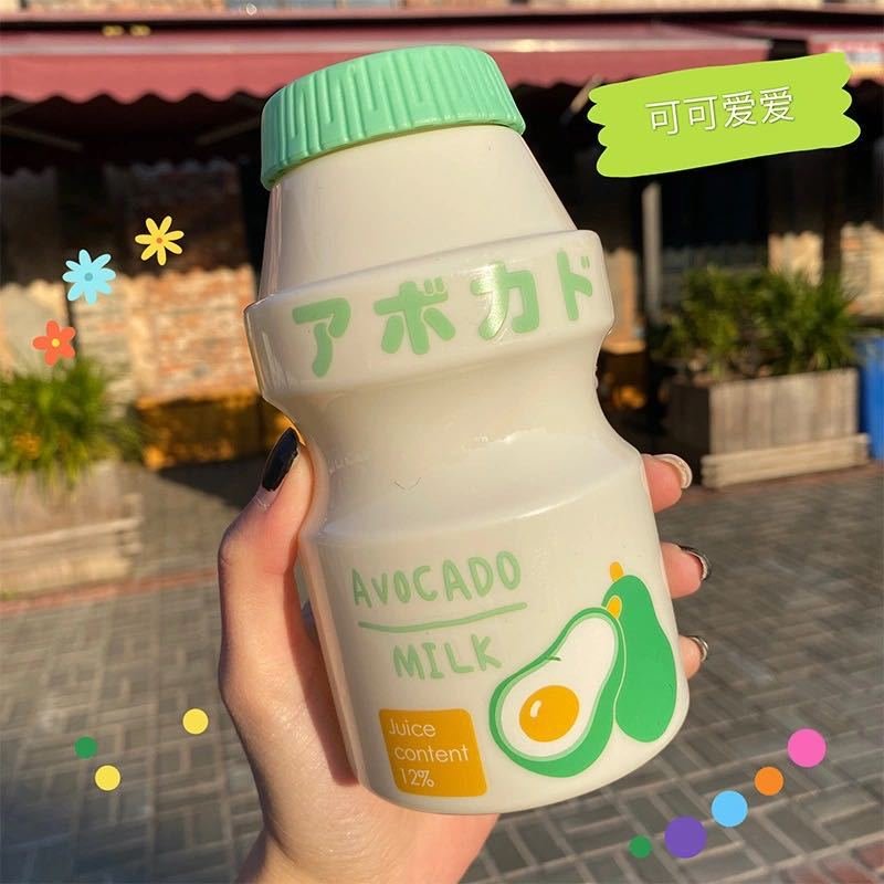 Tragbare Kawaii-Trinkflasche, 480 ml