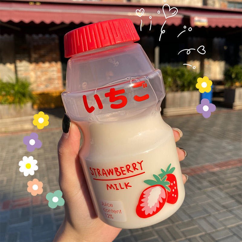 Tragbare Kawaii-Trinkflasche, 480 ml
