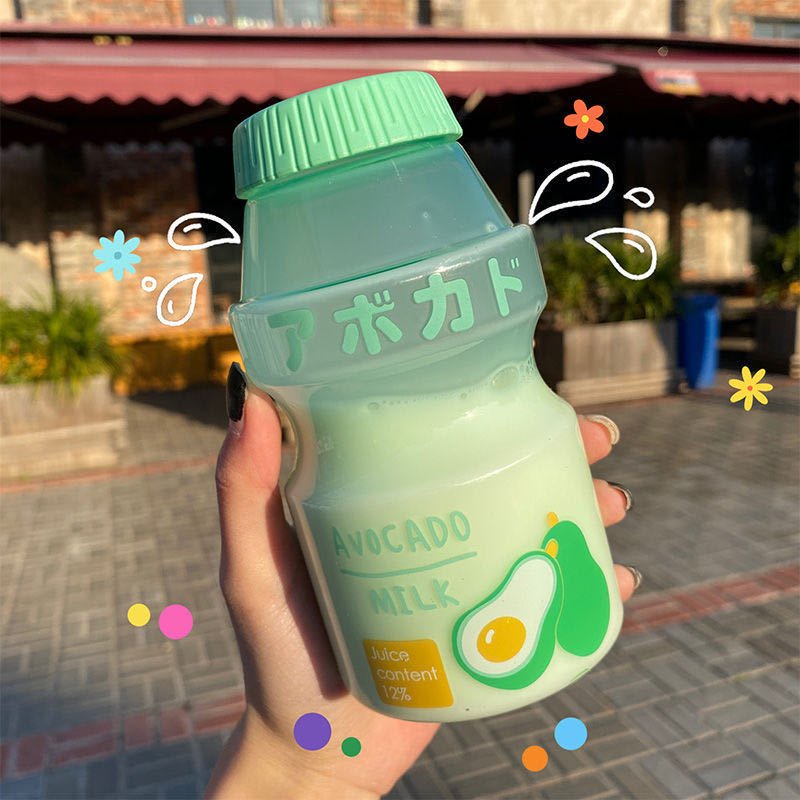 Tragbare Kawaii-Trinkflasche, 480 ml