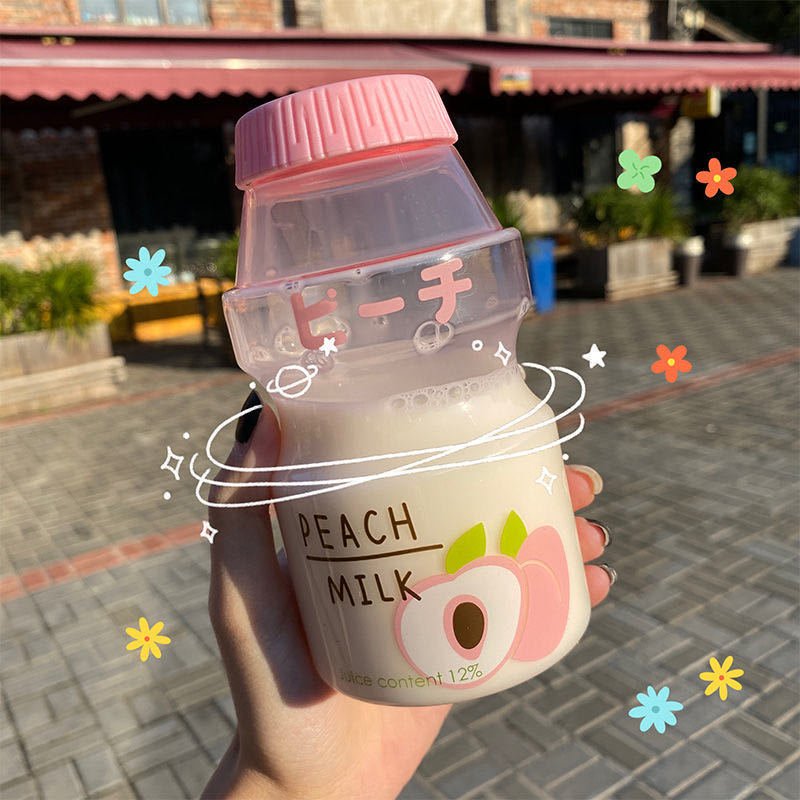 Tragbare Kawaii-Trinkflasche, 480 ml