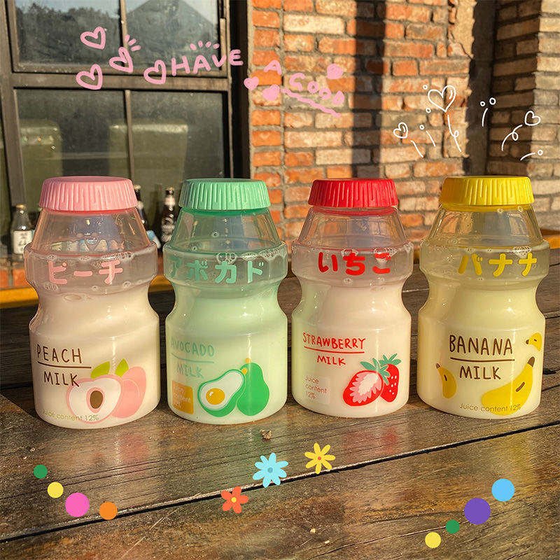 Tragbare Kawaii-Trinkflasche, 480 ml