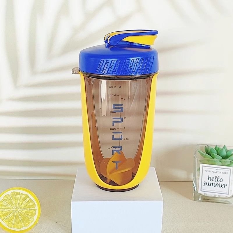 Shaker à protéines style bubble tea 580 ml
