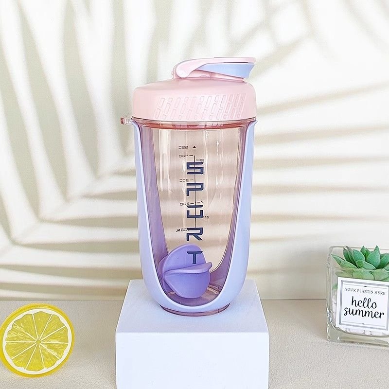 Shaker à protéines style bubble tea 580 ml
