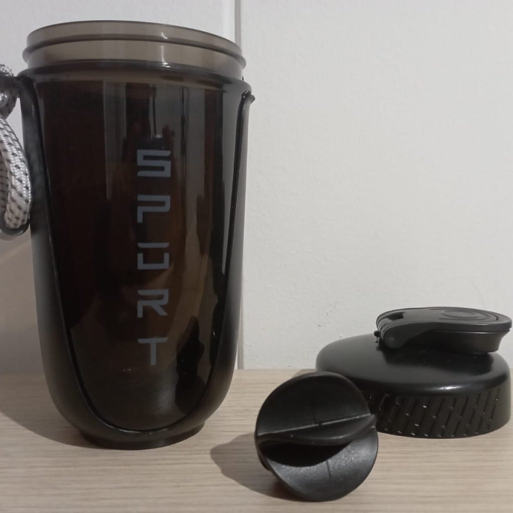 Shaker à protéines style bubble tea 580 ml