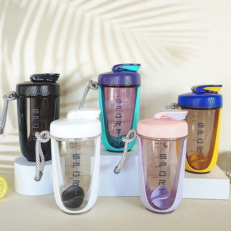 Shaker à protéines style bubble tea 580 ml