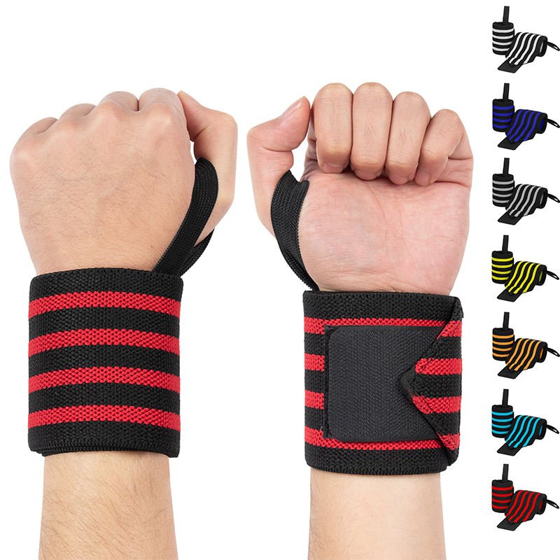 Bandages de poignet élastiques de gym personnalisés (haute résistance)