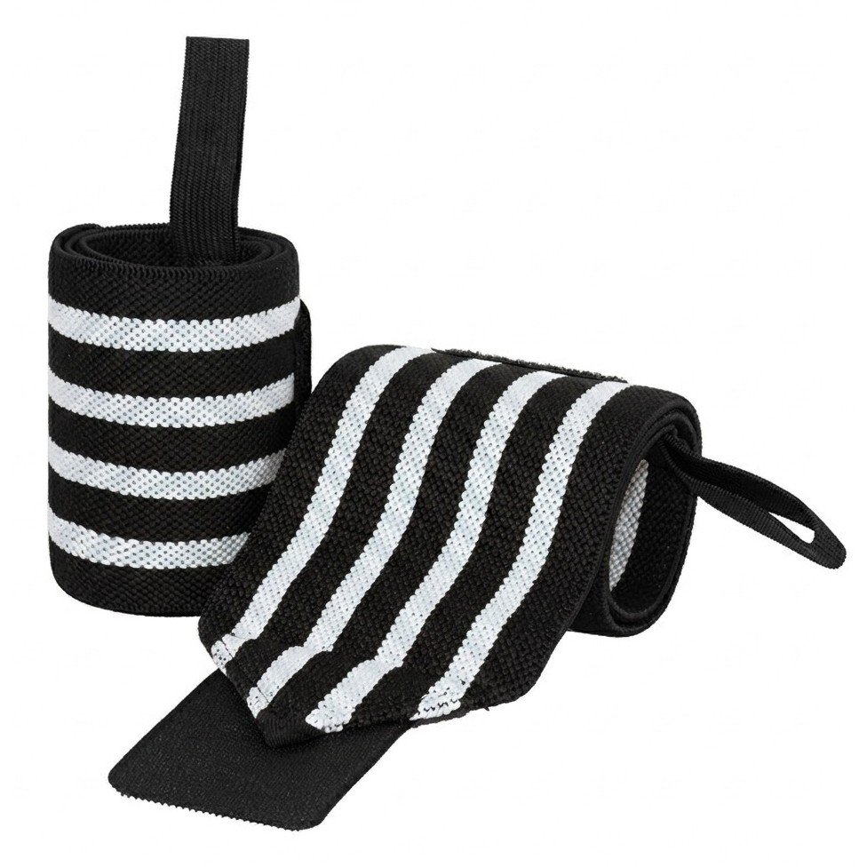 Bandages de poignet fitness avec patch caoutchouc personnalisé (OEM/ODM)