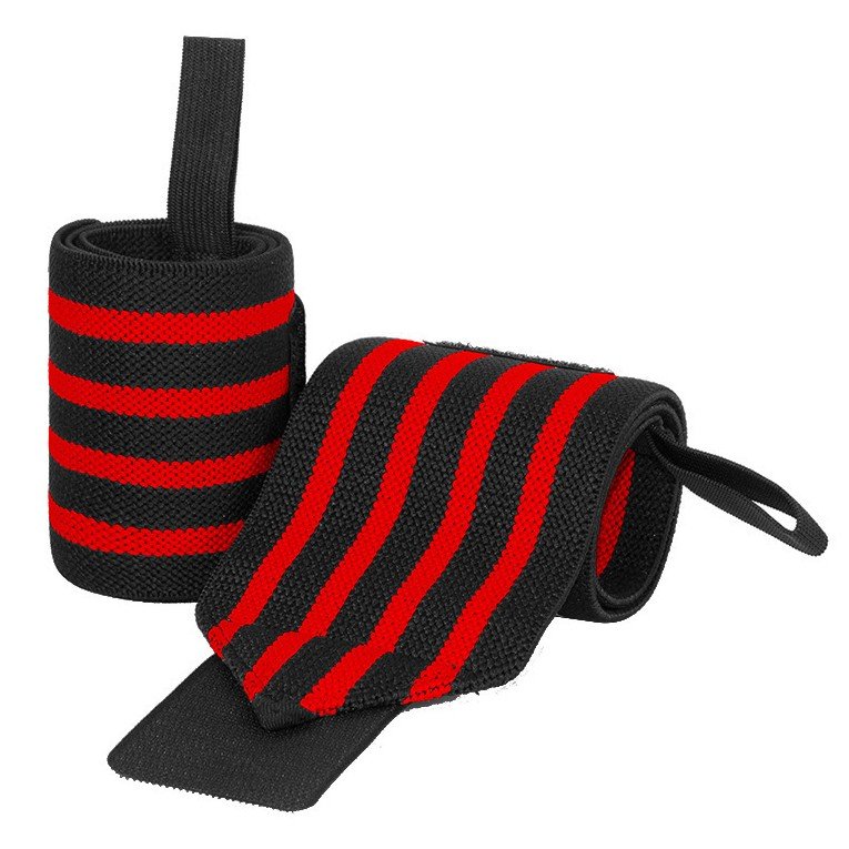 Bandages de poignet fitness avec patch caoutchouc personnalisé (OEM/ODM)