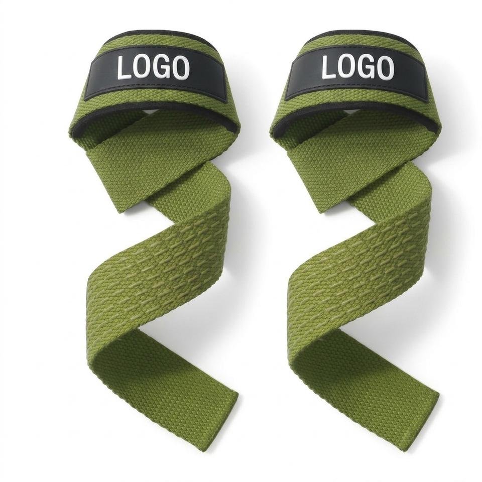 Customized Logo Gym Accessories Professional Heavy Duty Padded Weight Lifting Straps Wholesale Gym Fitness Wrist Straps - photo 5