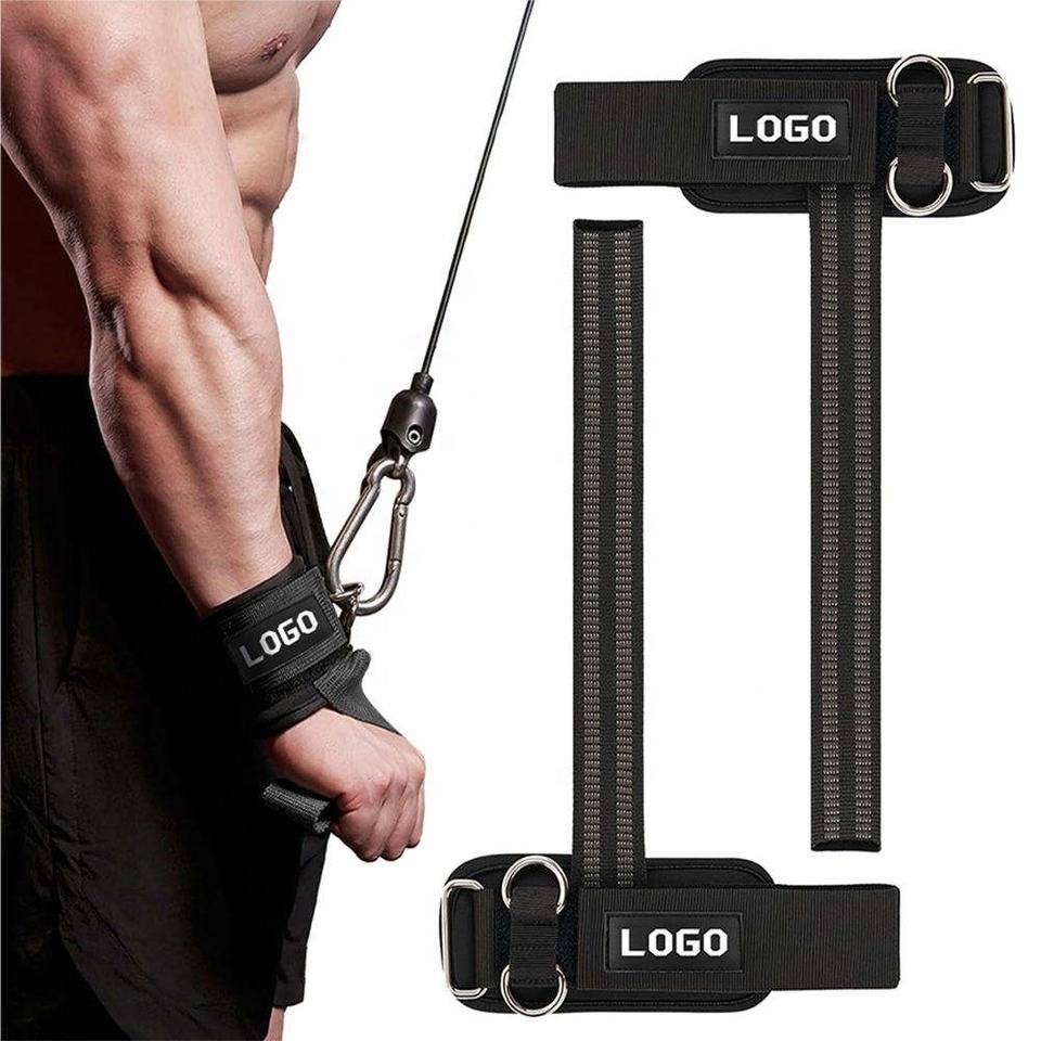 Lifting Straps With D Ring Heavy Duty Gym Wrist Support