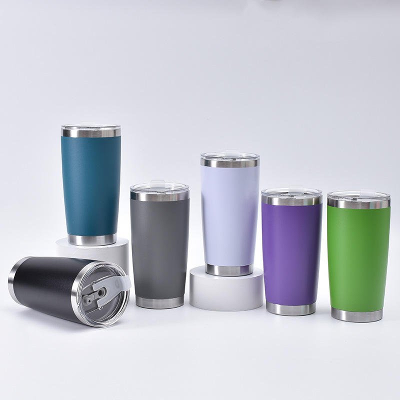 Wholesale 20oz Stainless Steel Double Wall Vacuum Insulated Reusable Coffee Travel Mug - photo 3