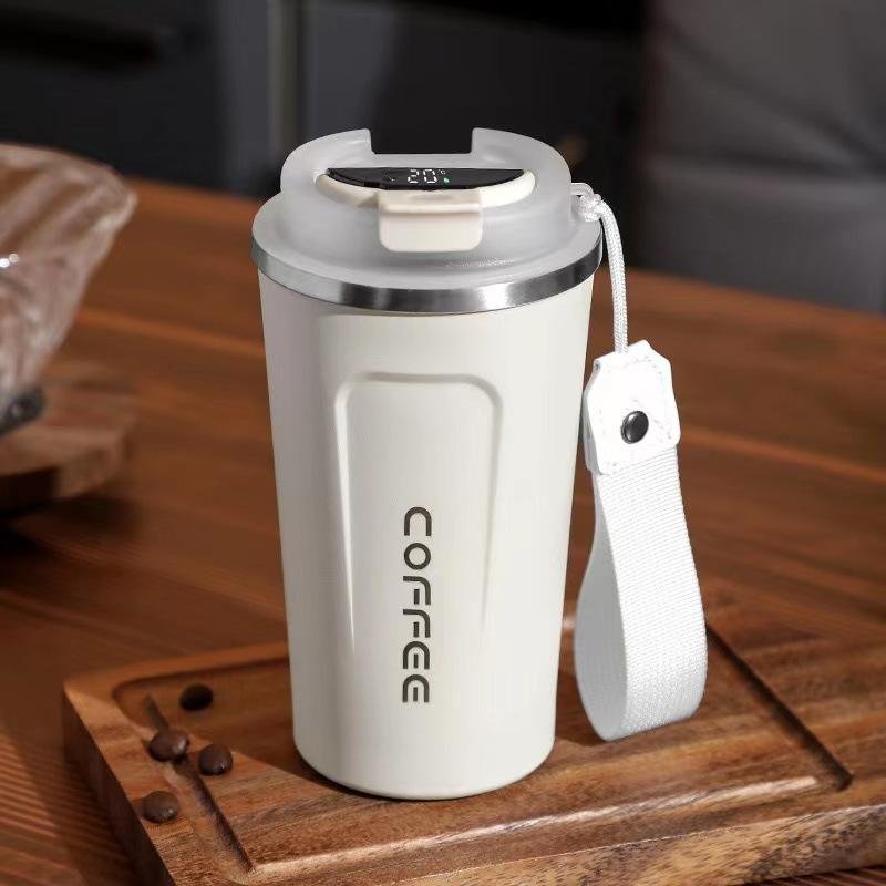 510ml Portable Led Temperature Display Smart Insulated Coffee Mug Tumbler Cup - photo 4