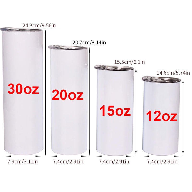 10oz 12oz 15oz 17oz 20oz 30oz Sublimation Blank Skinny Straight Sippy Cup With Handle Travel Car Cola Shape Tumbler Mug - photo 4