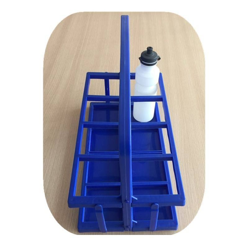 Outdoor Sports Accessory Plastic 8-Compartment Football Sports Bottle Holder Large Size Foldable Water Bottle Plastic Holder - photo 2