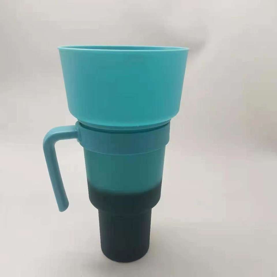 32oz Different Colors Combination Stadium Tumbler With Snack-And-Drink Cup - photo 5