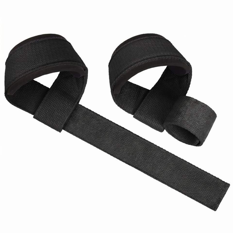 Gym Automatic Curling Straps Self Retractable Weight Lifting Wrist Straps Durable Webbing Hand Protector