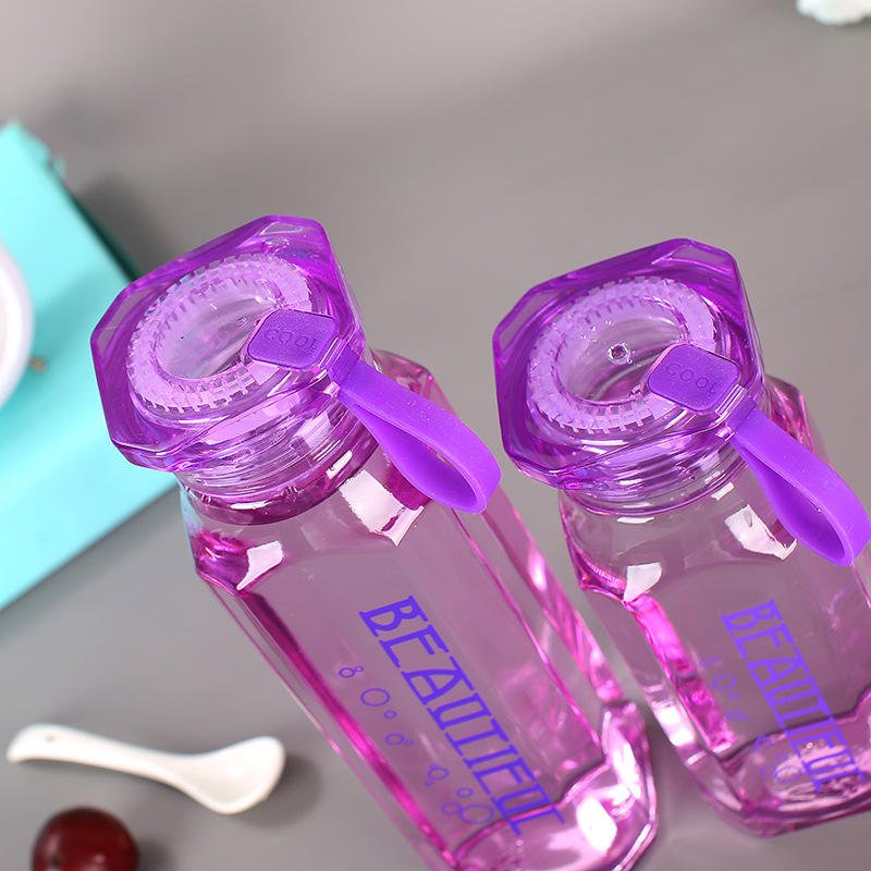 Portable Leak-proof Glass Water Bottle with Silicone - photo 4