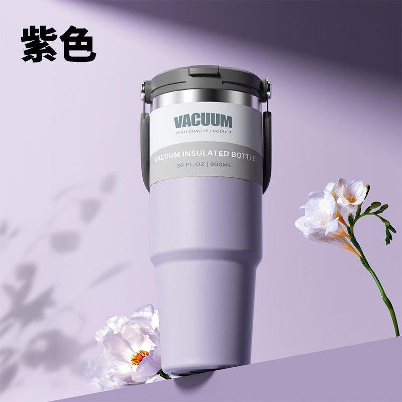 Personalized 30oz Tumbler With Removable Handle Powder Coated Surface - photo 5