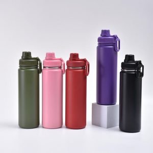 750ml 25oz Tragbare Sport Outdoor Klettern Reise Fahrrad isolierte Edelstahl Trinkflasche