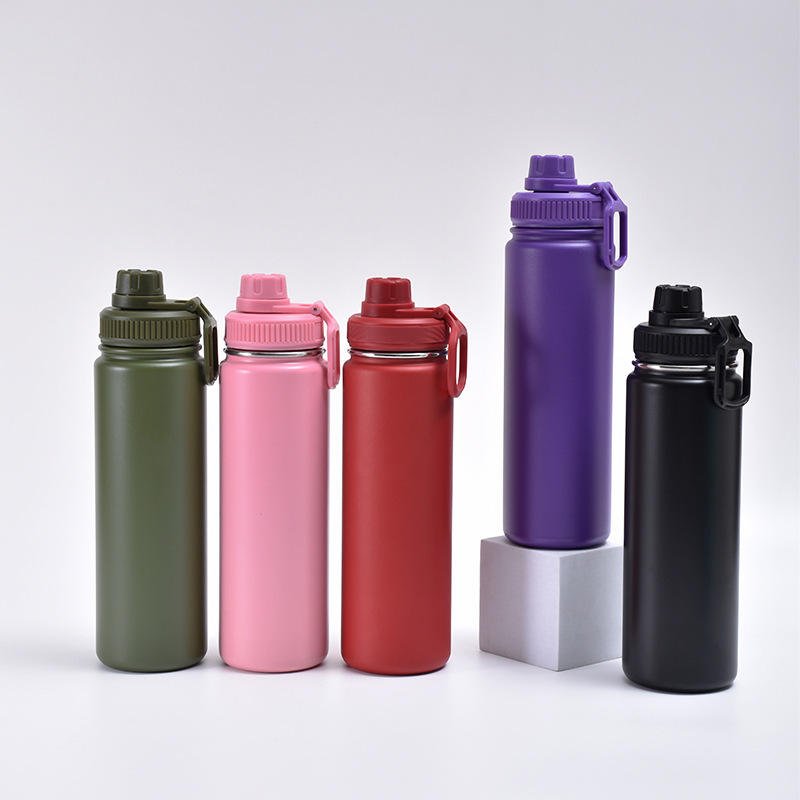 750ml 25oz Portable Sports Outdoor Climbing Travel Bicycle Insulated Stainless Steel Water Bottle
