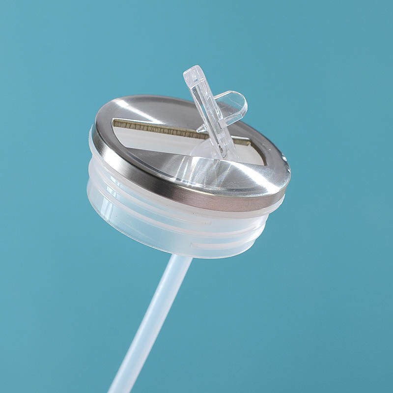 Reusable 15oz Plastic Double Wall Clear Acrylic Snow Globe Can Shaped Tumbler - photo 4