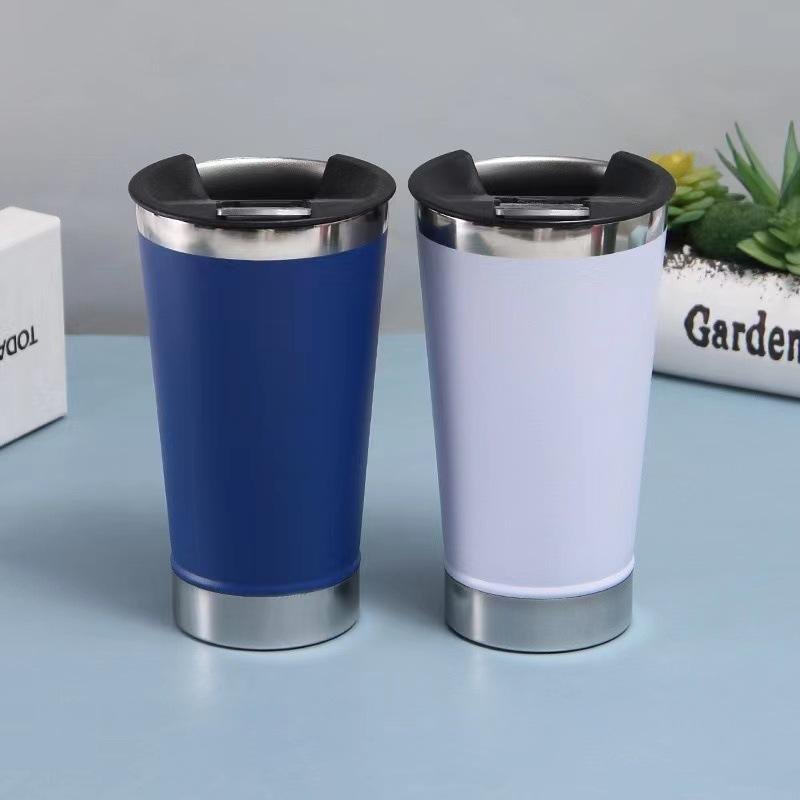 Classic Stay Chill Beer Pint 16 OZ Insulated Cups Stainless Steel Travel Mug Tumbler With Bottle Opener for Party - photo 5