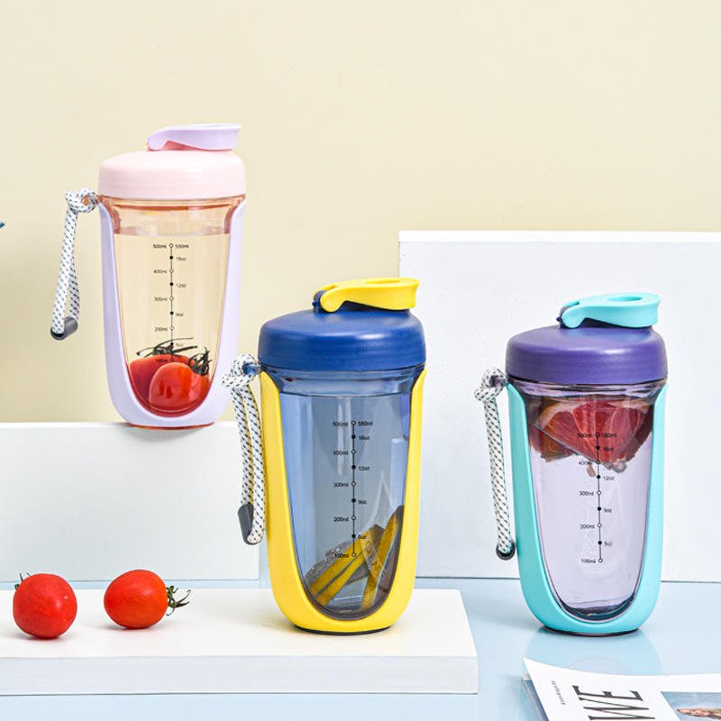 Cute Creative 550ml Personalized Protein Milkshake Gym Shaker Bottles