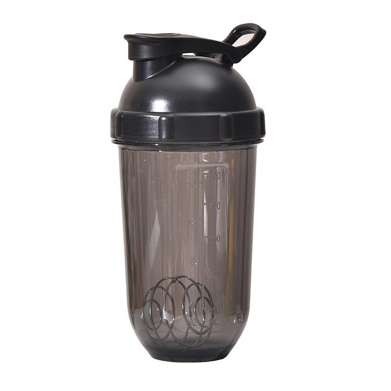 Wholesale 500ml Portable Clear BPA Free Plastic Gym Workout Protein Shaker Bottle With Scales - photo 2