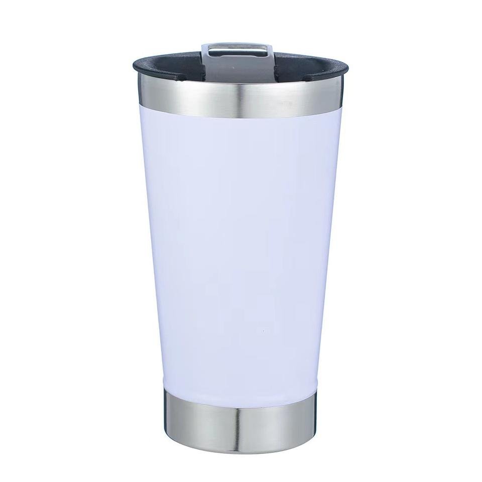 Classic Stay Chill Beer Pint 16 OZ Insulated Cups Stainless Steel Travel Mug Tumbler With Bottle Opener for Party - photo 2