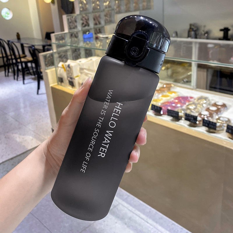 BPA Free 780ml Frosted Plastic Water Bottle - photo 5