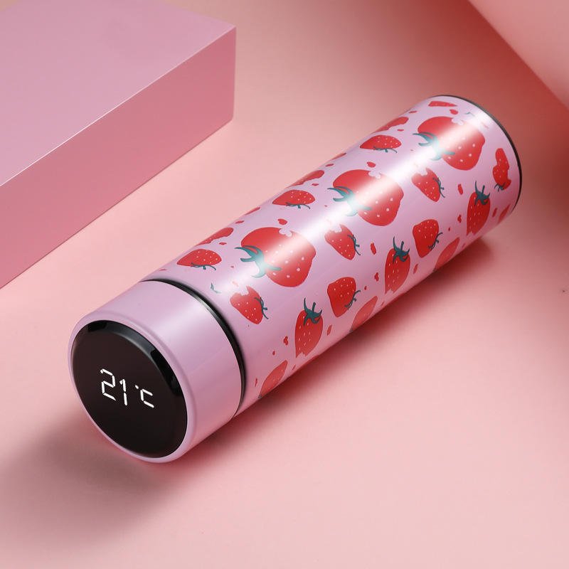 500ml Thermo Bottle Thermal Cup Vacuum Flasks Stainless Steel Thermos Led Temperature Smart Water Bottle - photo 5