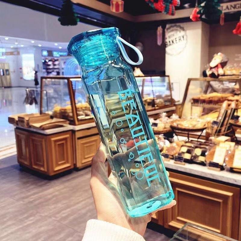 Creative 500ml Diamond Glass Water Bottle - photo 4