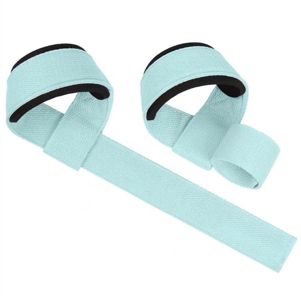 Gym Slap Straps Snap on Weight Lifting Wrist Straps Non Slip Webbing for Bodybuilding Pull Ups Rowing Hand Grip Assistance - photo 2
