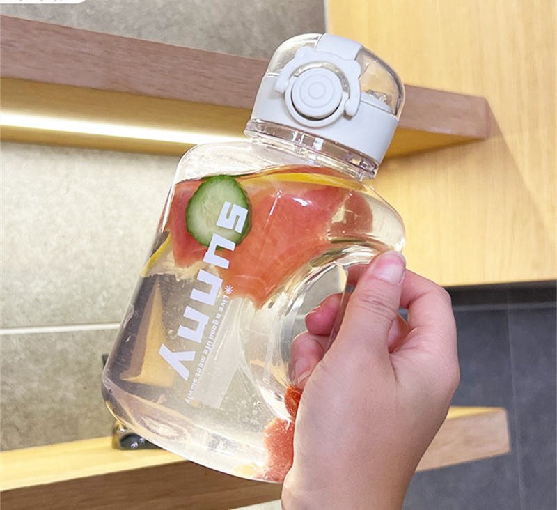 Fitness Plastic Straw Water Bottles for Girls - photo 3