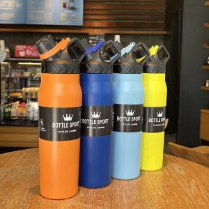 22oz 660ml Isolierte Edelstahl Trinkflasche mit Griff