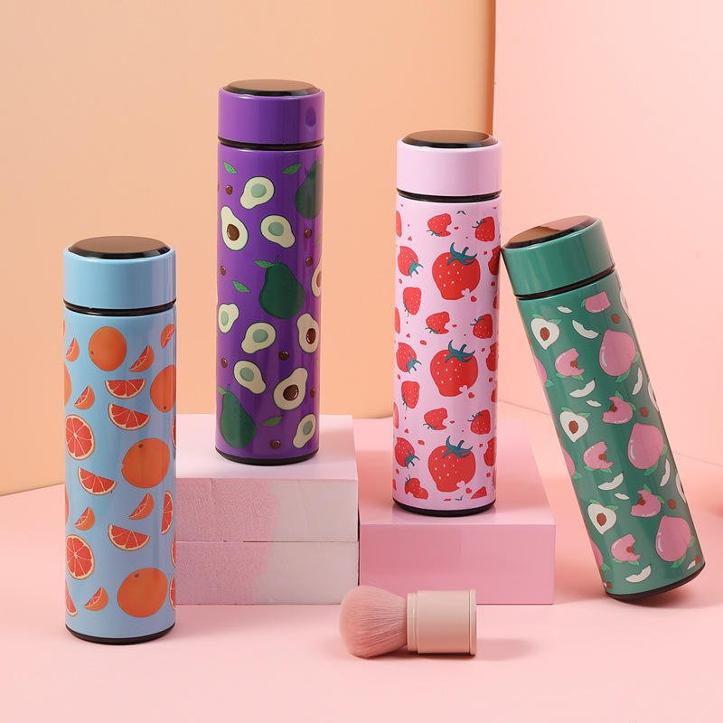 500ml Thermo Bottle Thermal Cup Vacuum Flasks Stainless Steel Thermos Led Temperature Smart Water Bottle