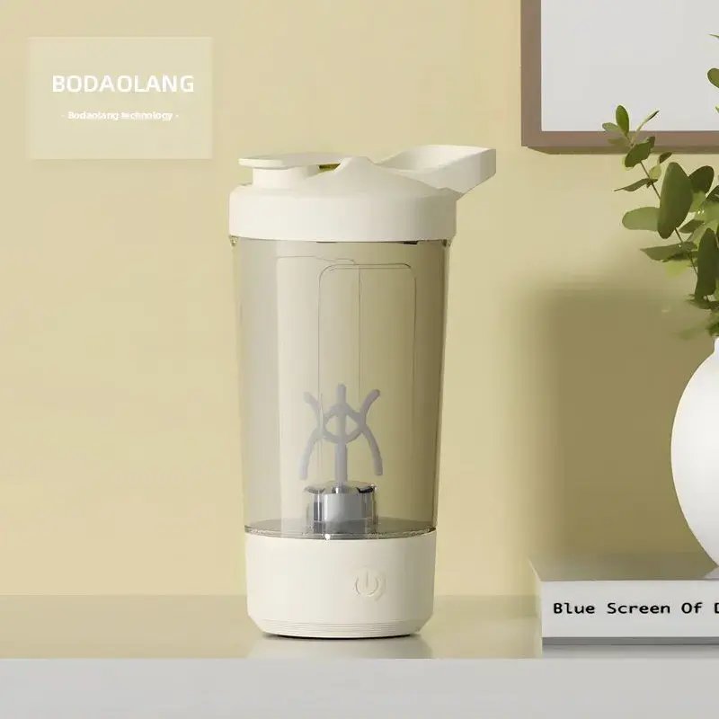 450ml USB Rechargeable Self Mixing Shaker Cup Electric Automatic Plastic Protein Shaker Bottle Mixer - photo 4