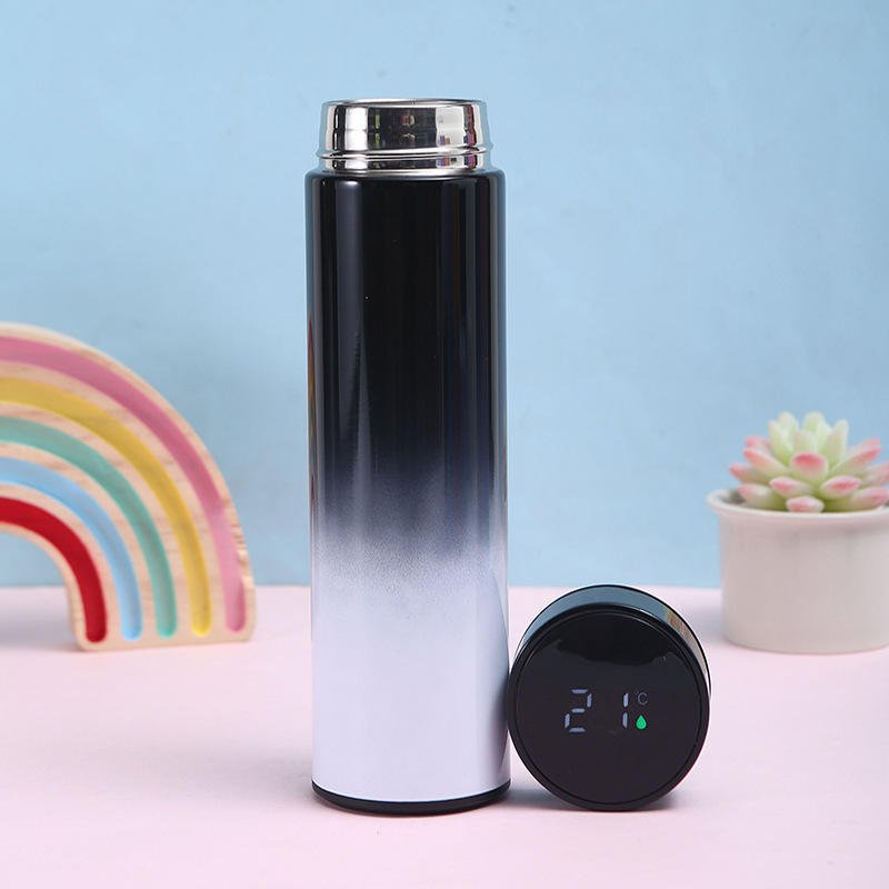 Smart Drinkware Double Wall Insulated Stainless Steel Thermal Gradient Sports Water Bottles With Temperature Display - photo 5