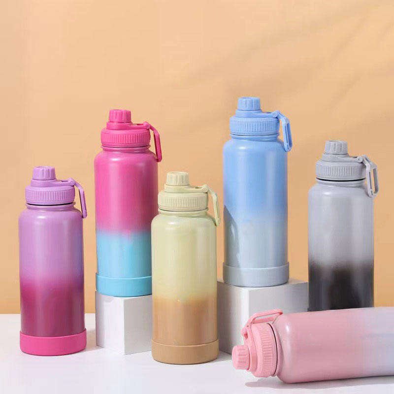 Promotional Gift Stainless Steel Double Wall Vacuum Flask Thermal Insulated 32oz Sport Aqua Flask Water Bottle