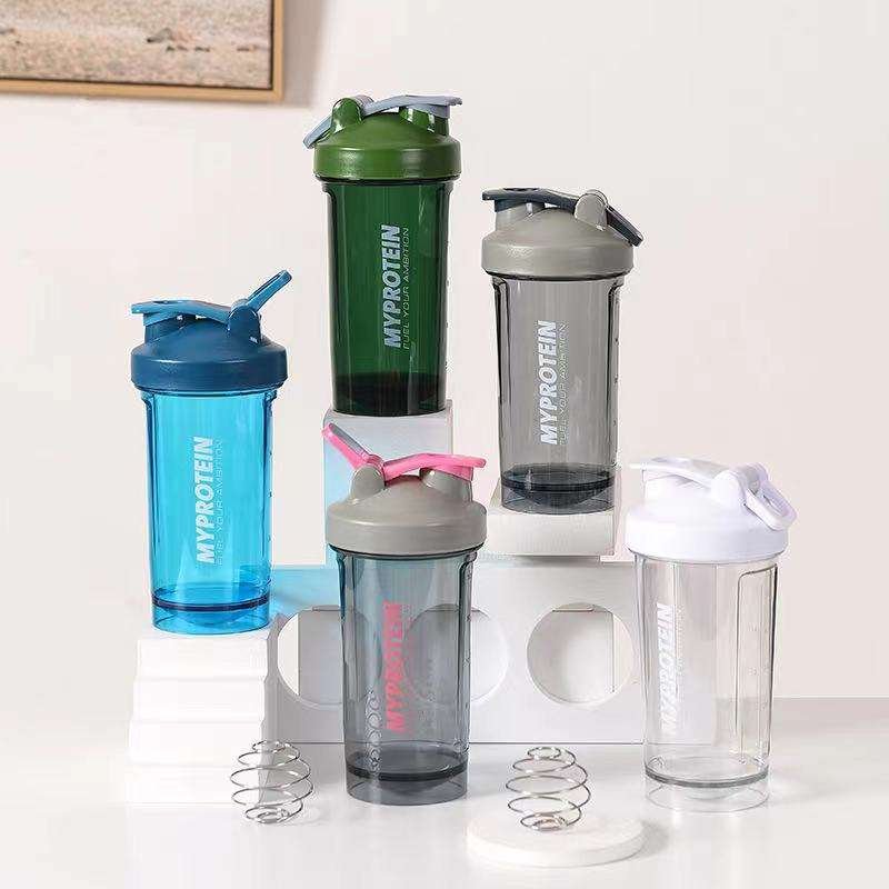 500ml Sport Gym Fitness Workout Bpa Free Plastic Protein Shaker Bottle Cup With Mixer Ball