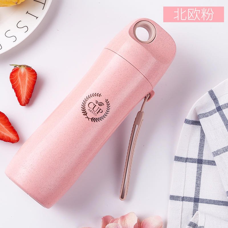 Eco-Friendly 420ml Biodegradable Wheat Straw Fiber Cup - photo 3