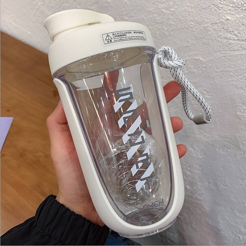 Premium Quality 590ml BPA Free Custom Gym Plastic Protein Shaker Bottle for Protein Mixes With Mixer Ball - photo 4