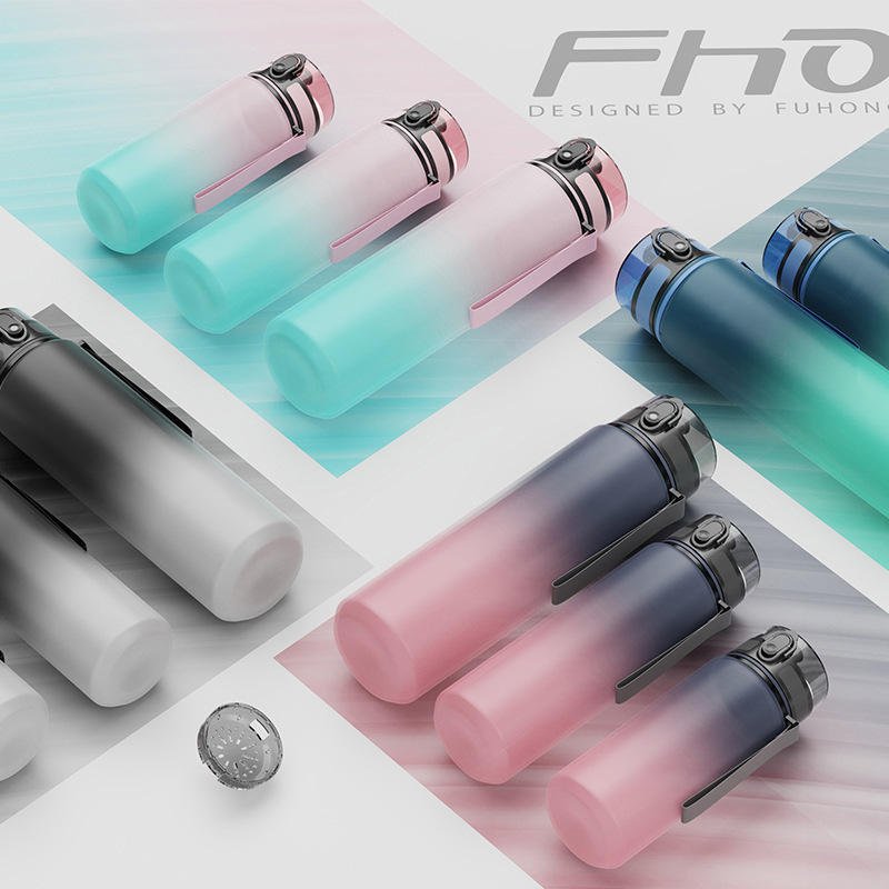 1L 32oz BPA Free Leak-Proof Gradient - photo 5