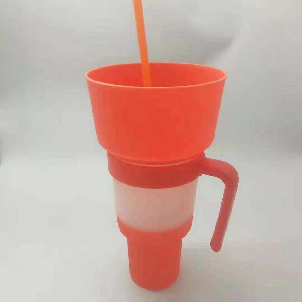 32oz Different Colors Combination Stadium Tumbler With Snack-And-Drink Cup - photo 3