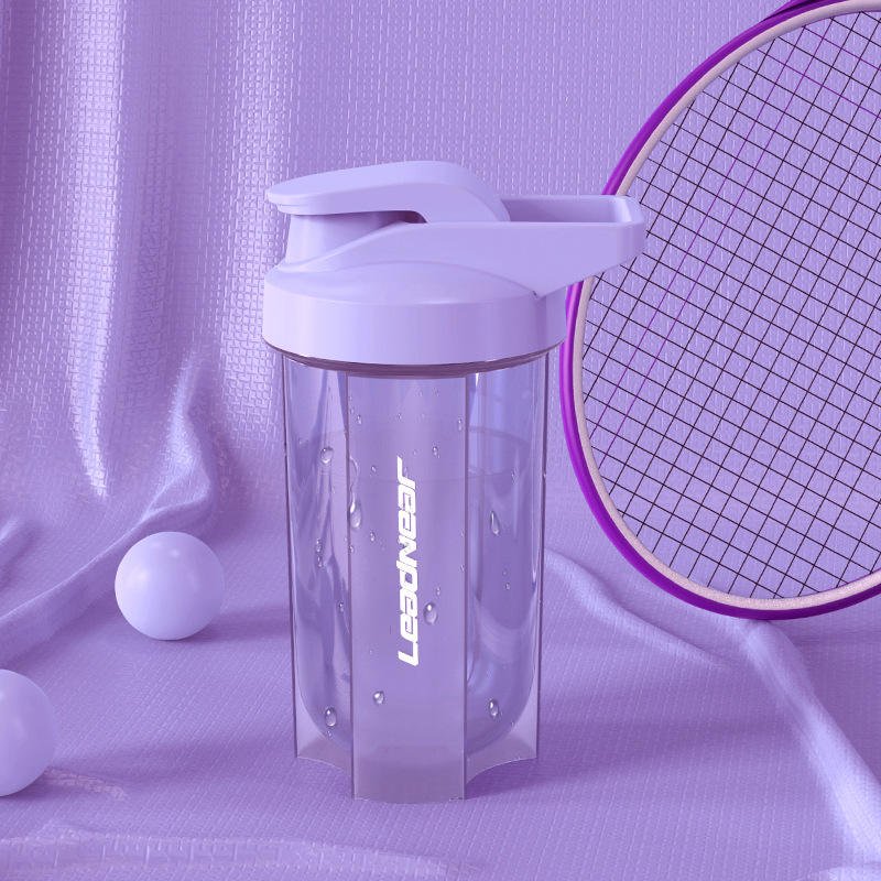 Sports Water Bottle Gym Protein Shakers Cup With Stainless Steel Mixer Balls - photo 5