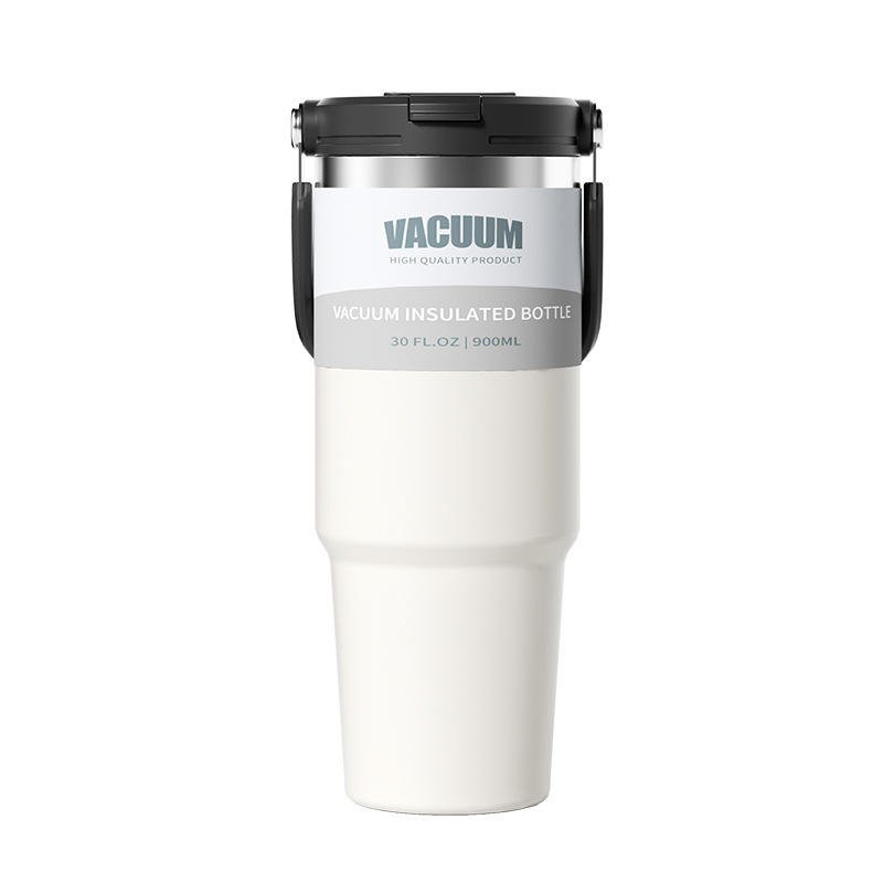 Personalized 30oz Tumbler With Removable Handle Powder Coated Surface - photo 2