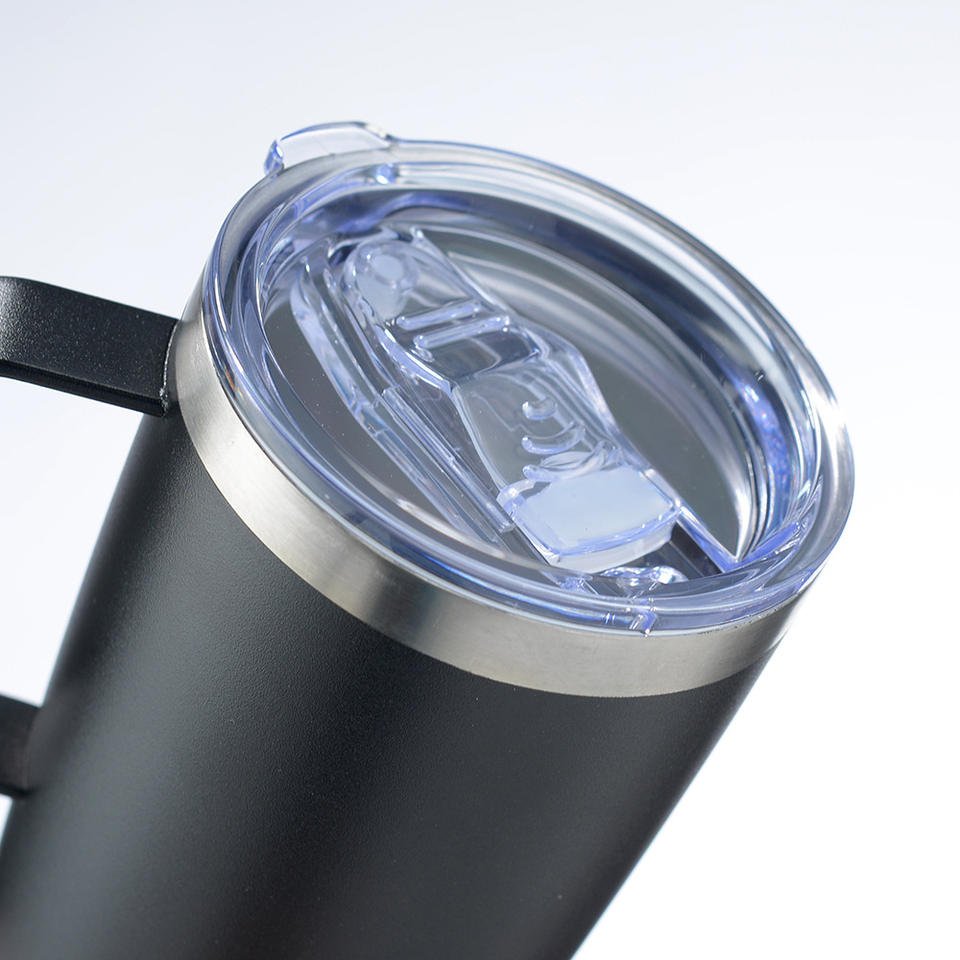 Wholesale Bulk Customized 20 Oz 600ml Stainless Steel Vacuum Tumbler with Handle Insulated Cold Hot Drink Coffee Tea Cup - photo 2