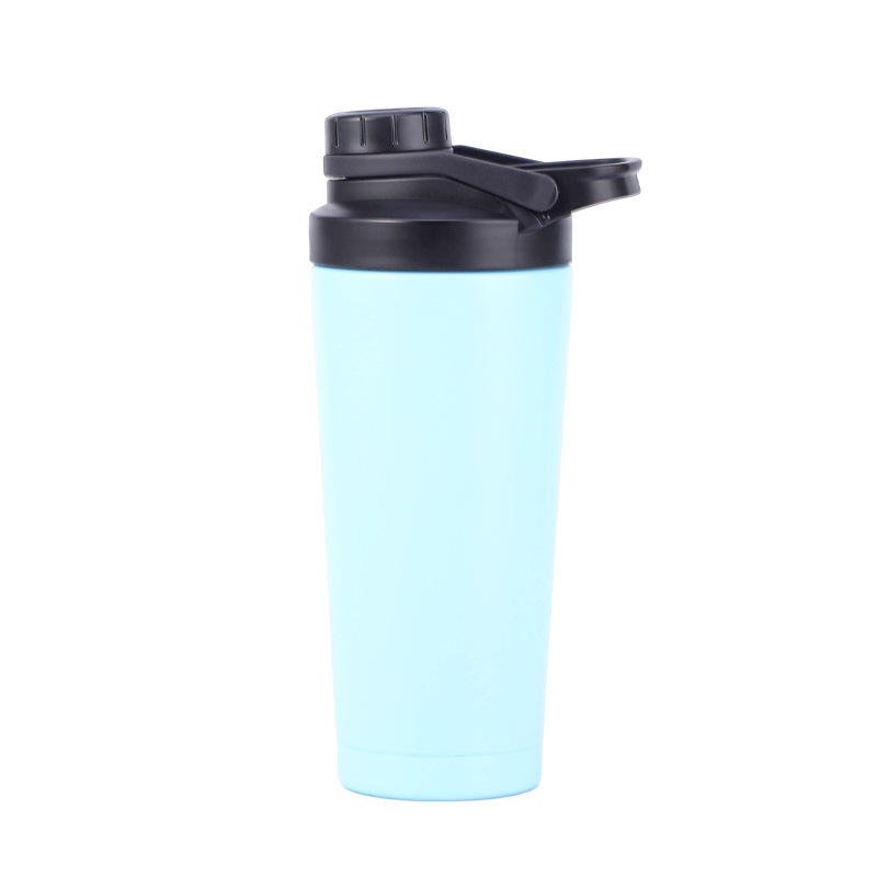 700ml Stainless Steel Protein Shaker Bottle Double Wall Vacuum Insulated Gym Mixer Cup - photo 5