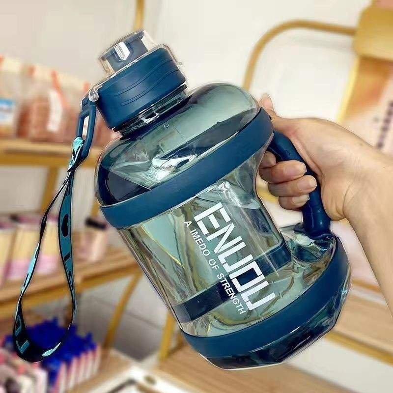 2.4L Half Gallon Plastic Leak Proof Portable Plastic Water Bottle Jug With Handle - photo 5